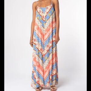 Lovestitch kimono gauze maxi dress